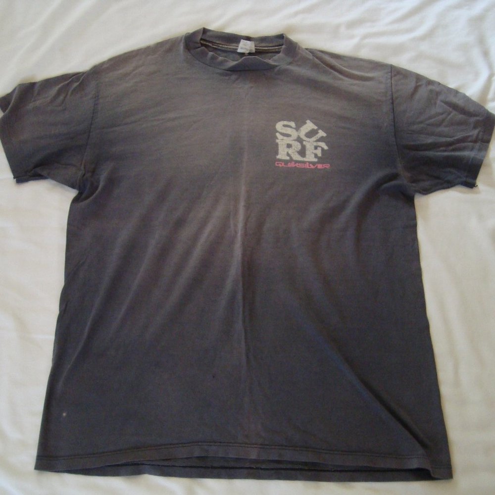 Vintage Quicksilver Tee Shirt Surf XL